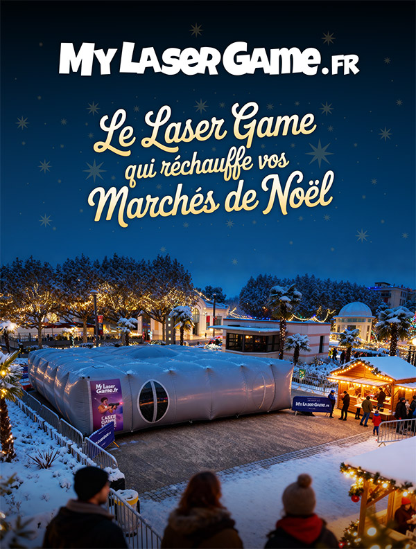 My Laser Game réchauffe vos marchés de Noël !